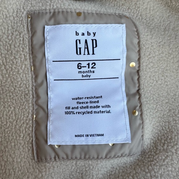 Baby Gap Puffer Jacket (6-12 mos) - Picture 2 of 3